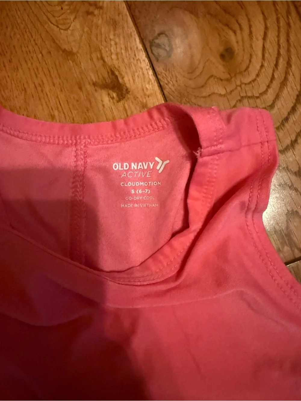 Old Navy Active Coral Pink Tank Top